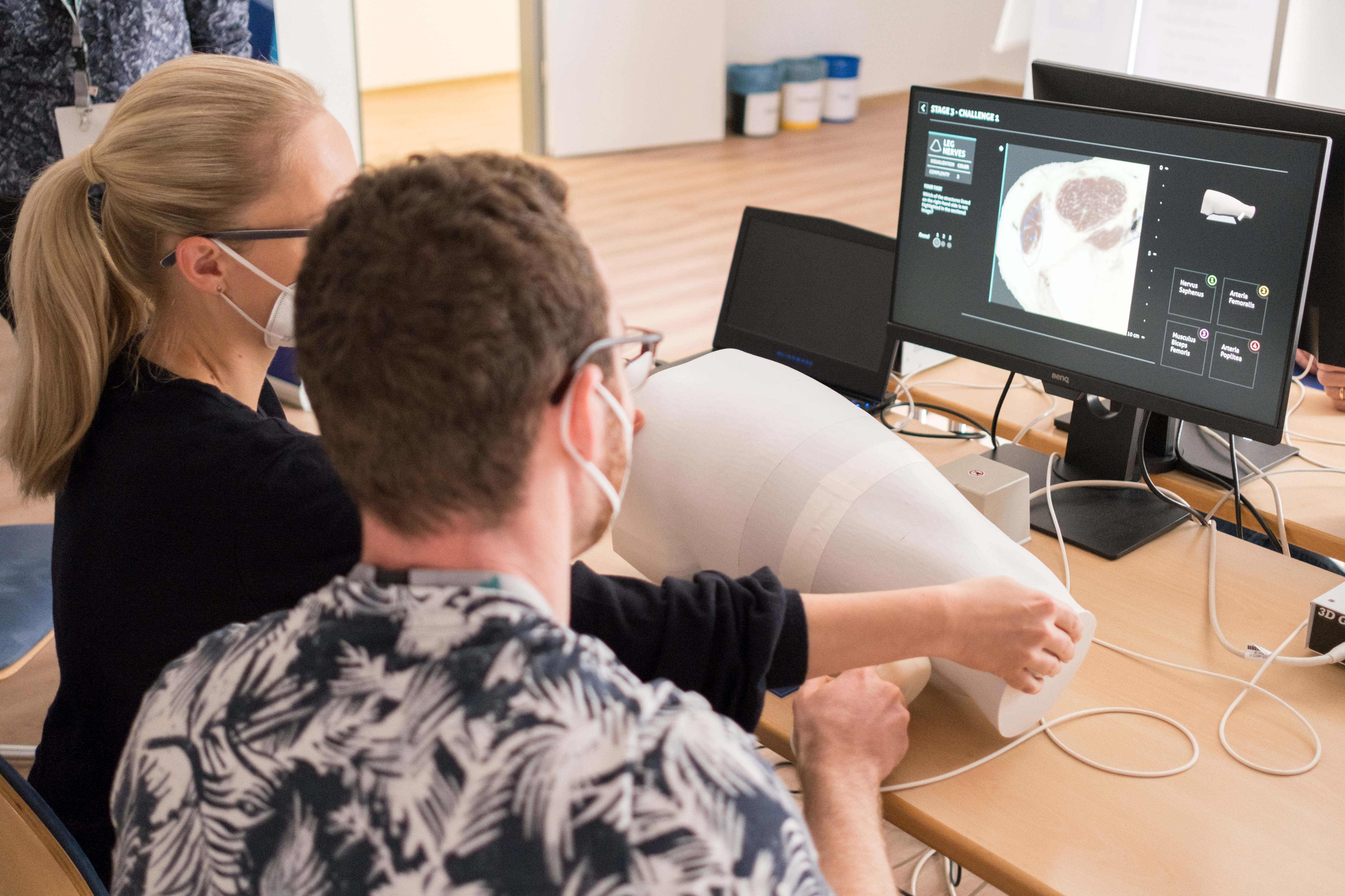 SonoGame wird am Desktop gespielt